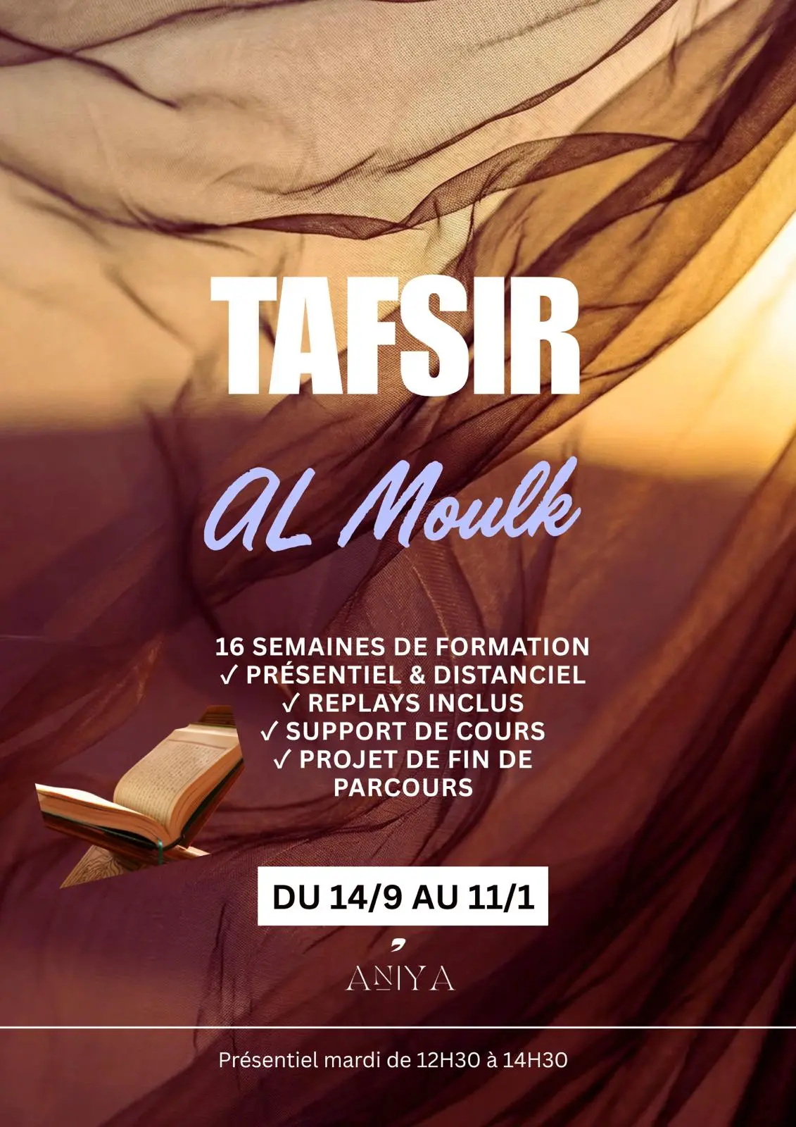 Affiche de la formation Tafsir — Al-Mulk